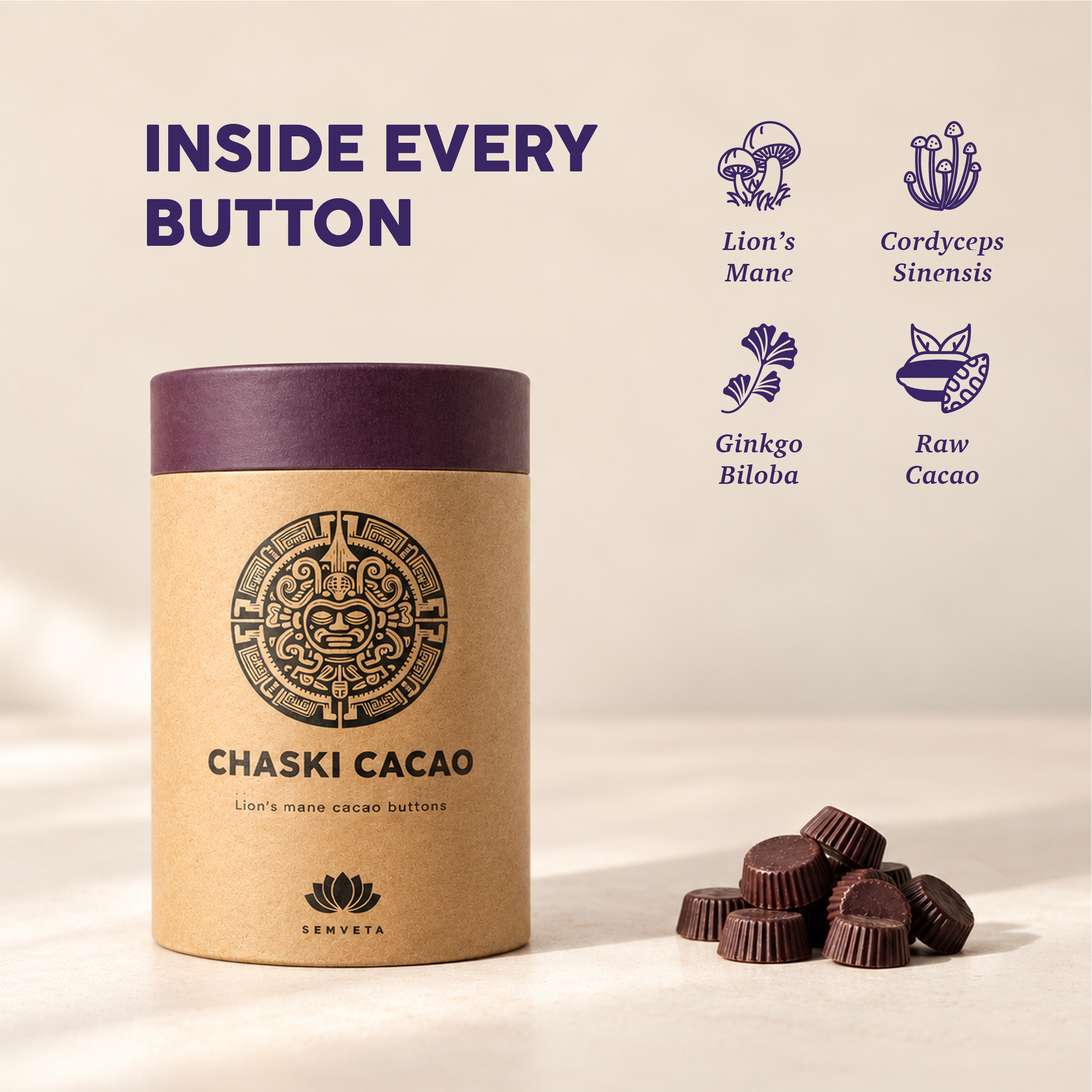Chaski Cacao Buttons