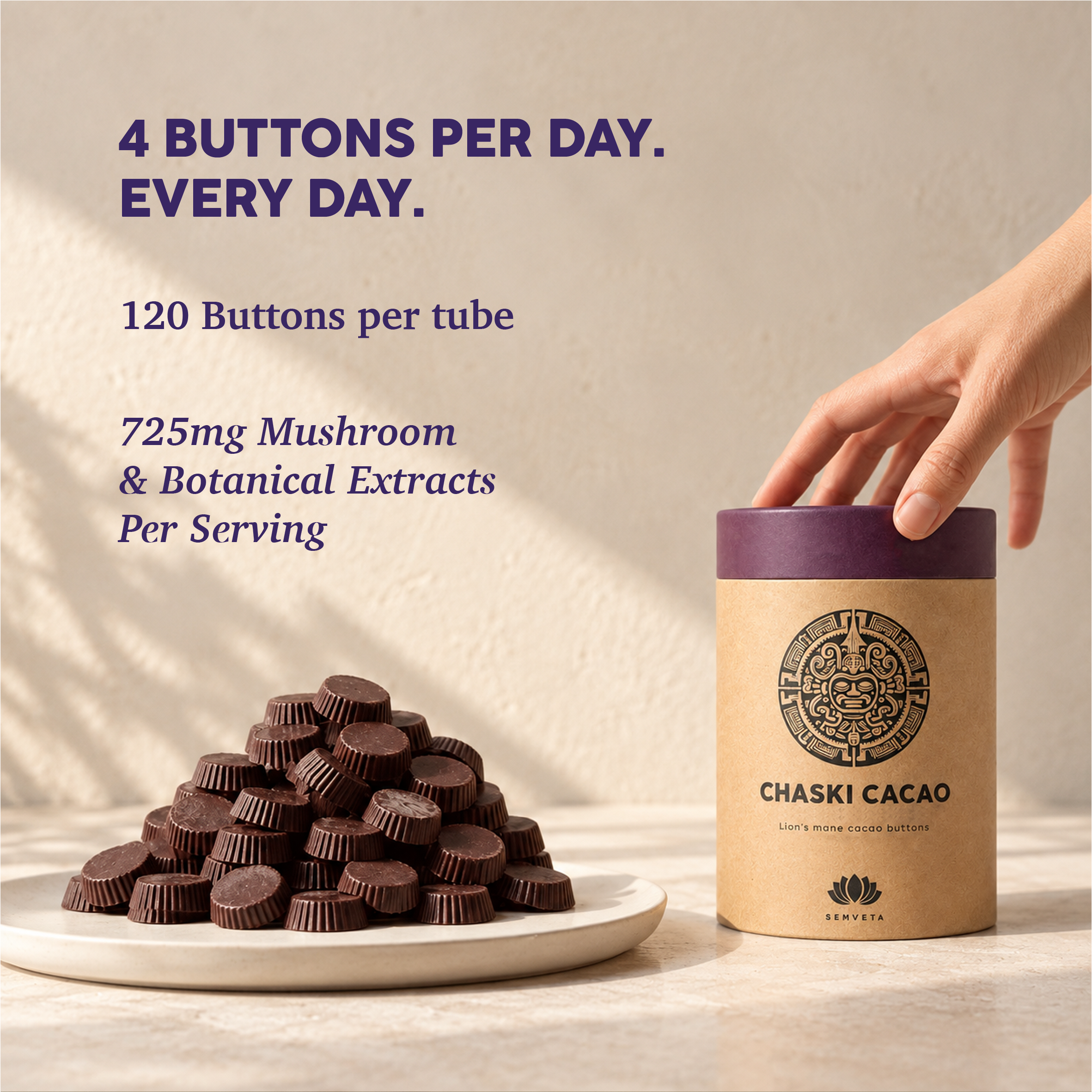 Chaski Cacao Buttons