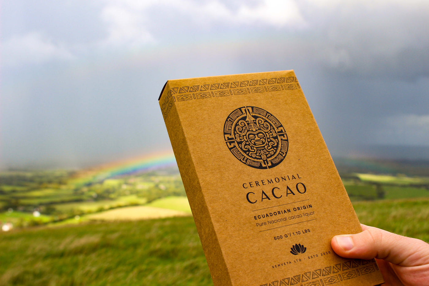Raw Chocolate 500G - Ecuadorian Paste - Nacional Bean - Delicious Drinking- Pure Unsweetened Premium Grade